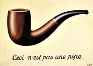 Ceci n’est pas une pipe. René Magritte (1948)